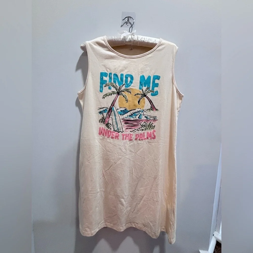 π Summer Graphic Mini Tank Sundress π - Picture 2 of 12